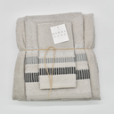 JUEGO DE TOALLAS 3PZ CHLOE GRIS VIDAL HOME