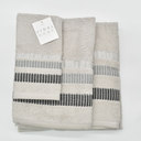JUEGO DE TOALLAS 3PZ CHLOE GRIS VIDAL HOME