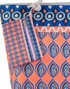 BOLSO ESTAMPADO DE PLAYA 40X60CM 06545 PLUMAS SUN&amp;SURF