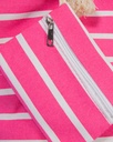 BOLSO ESTAMPADO DE PLAYA 40X60CM RAYAS FUXIA SUN&amp;SURF