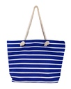 BOLSO ESTAMPADO DE PLAYA 40X60CM 04592 RAYAS MARINO SUN&amp;SURF
