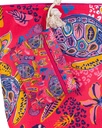 BOLSO ESTAMPADO DE PLAYA 40X60CM 06543 TORTUGA ROSA SUN&amp;SURF