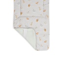 COLCHONETA REVERSIBLE NIDO ABEJA+ANIMALITOS VERDE DON ALGODON