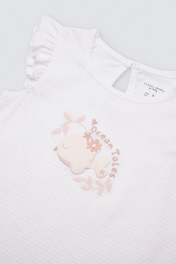 CONJUNTO BEBÉ SIN MANGAS 25400 YSABEL MORA