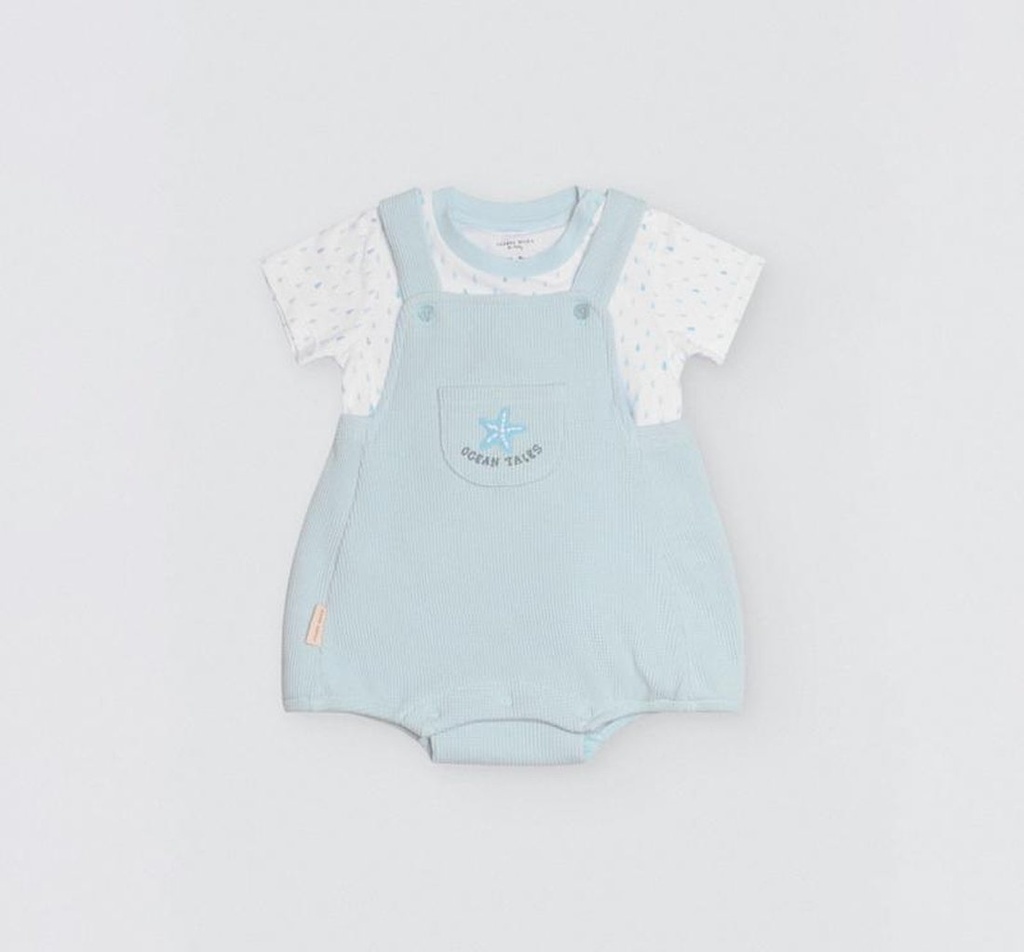 CONJUNTO BEBÉ MANGA CORTA 25567 YSABEL MORA