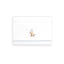 TRIPTICO CUNA ESTAMPADO OSO LUNA ESTRELLAS + CHUPETERO BLANCO-AZUL INTERBABY