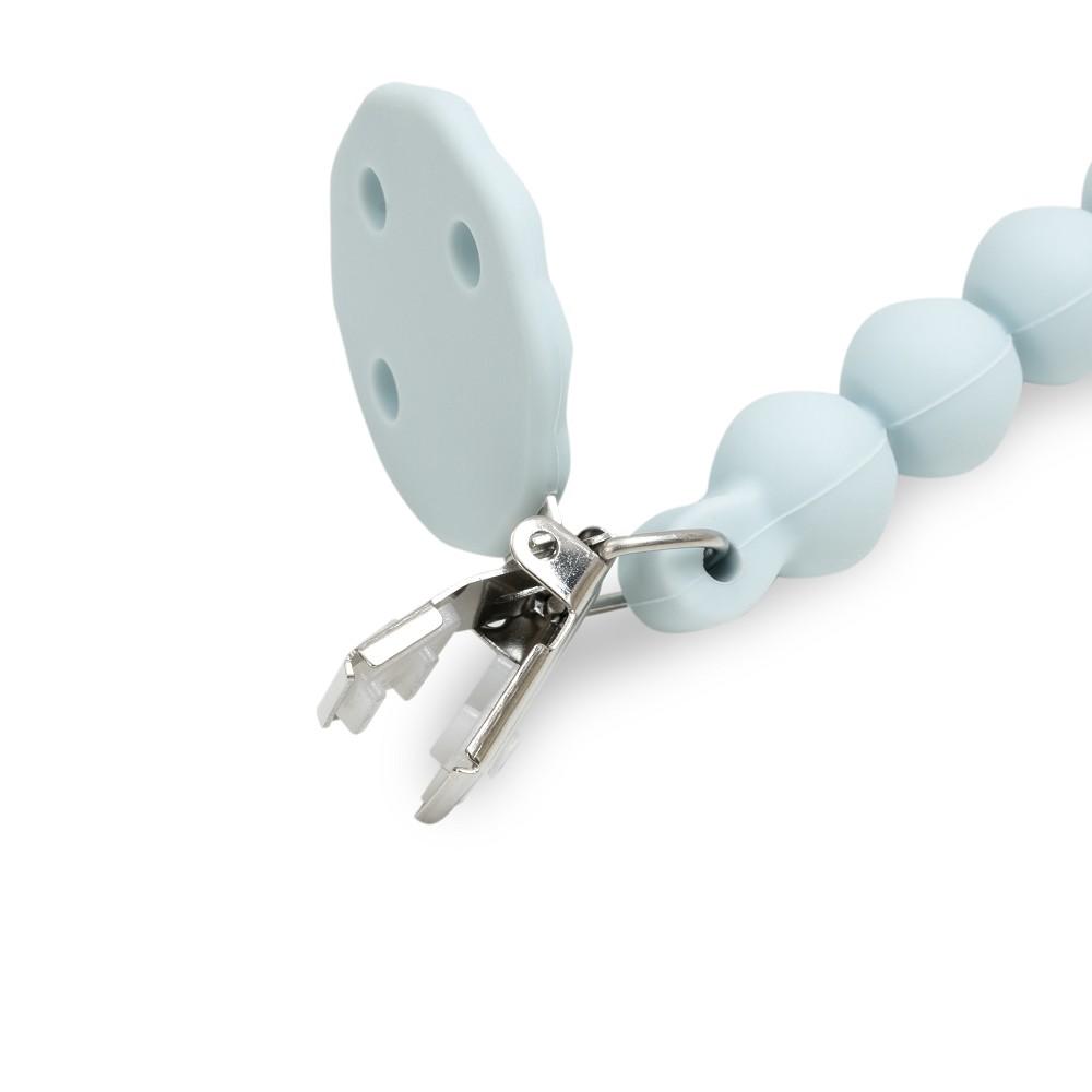 TRIPTICO CUNA ESTAMPADO OSO LUNA ESTRELLAS + CHUPETERO BLANCO-AZUL INTERBABY