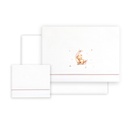 TRIPTICO CUNA ESTAMPADO OSO LUNA ESTRELLAS + CHUPETERO BLANCO-ROSA INTERBABY