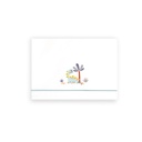 TRIPTICO CUNA ESTAMPADO DINOSAURIO PALMERA + CHUPETERO BLANCO-VERDE INTERBABY