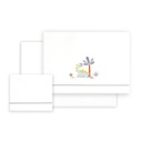 TRIPTICO CUNA ESTAMPADO DINOSAURIO PALMERA + CHUPETERO BLANCO-GRIS INTERBABY
