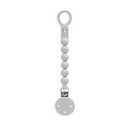 TRIPTICO CUNA ESTAMPADO DINOSAURIO PALMERA + CHUPETERO BLANCO-GRIS INTERBABY
