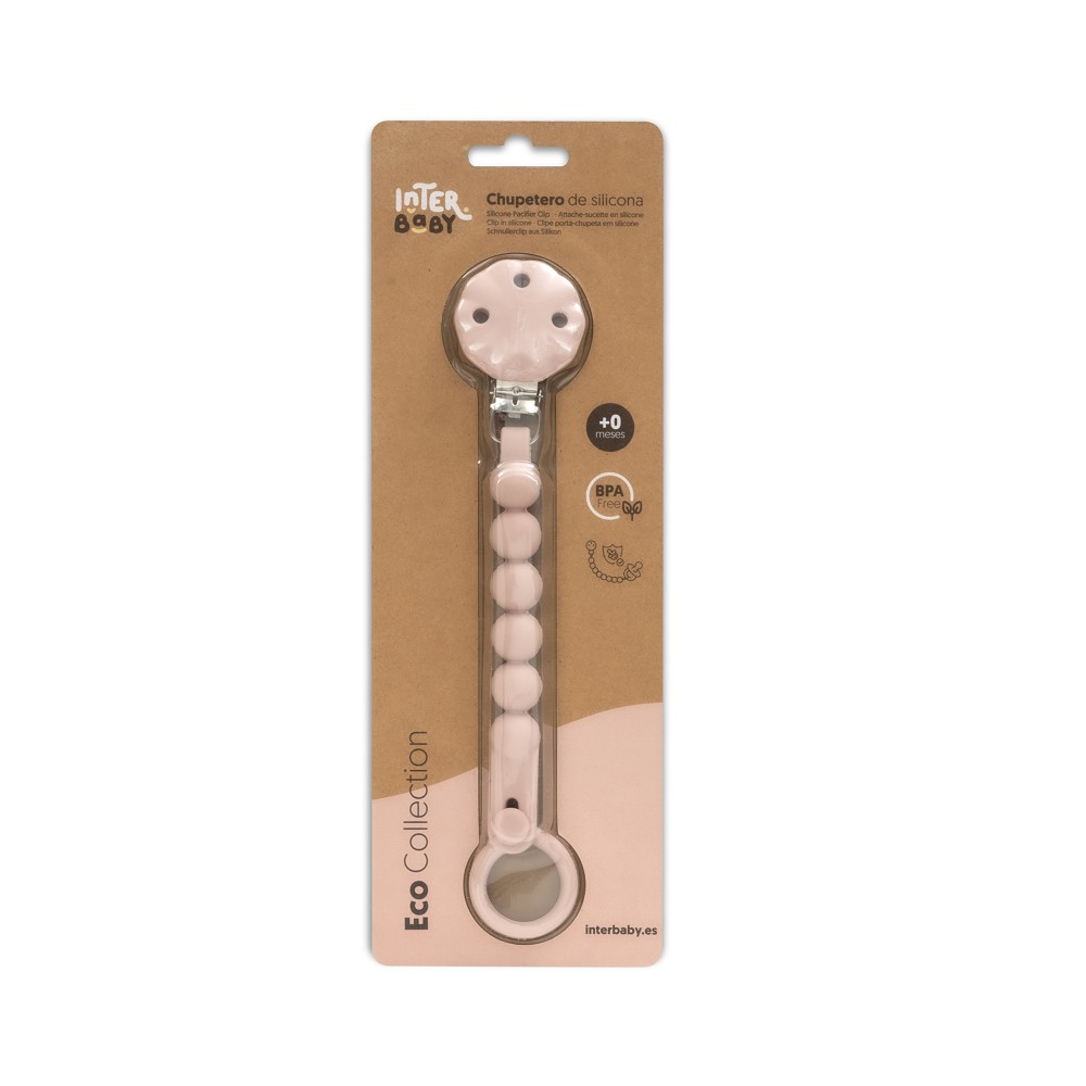 TRIPTICO CUNA ESTRELLA LUNA MULTICOLOR + CHUPETERO BLANCO-ROSA INTERBABY