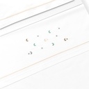 TRIPTICO CUNA ESTRELLA LUNA MULTICOLOR + CHUPETERO BLANCO-ROSA INTERBABY