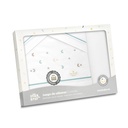 TRIPTICO COCHE ESTRELLA LUNA MULTICOLOR BLANCO-VERDE INTERBABY