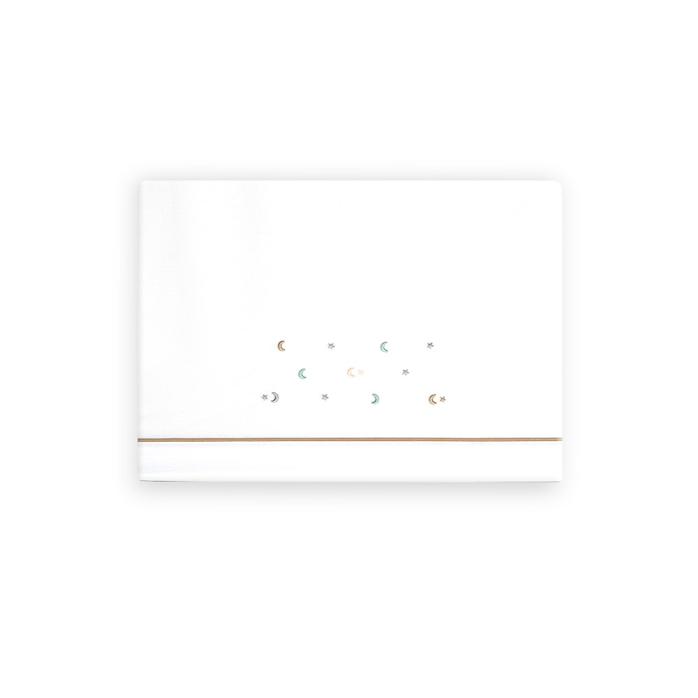 TRIPTICO MINICUNA ESTRELLA LUNA MULTICOLOR BLANCO-BEIGE INTERBABY