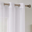 VISILLO RÚSTICO LISO CON OLLAOS  VCL-001 BLANCO 140X265 CAMALTEX