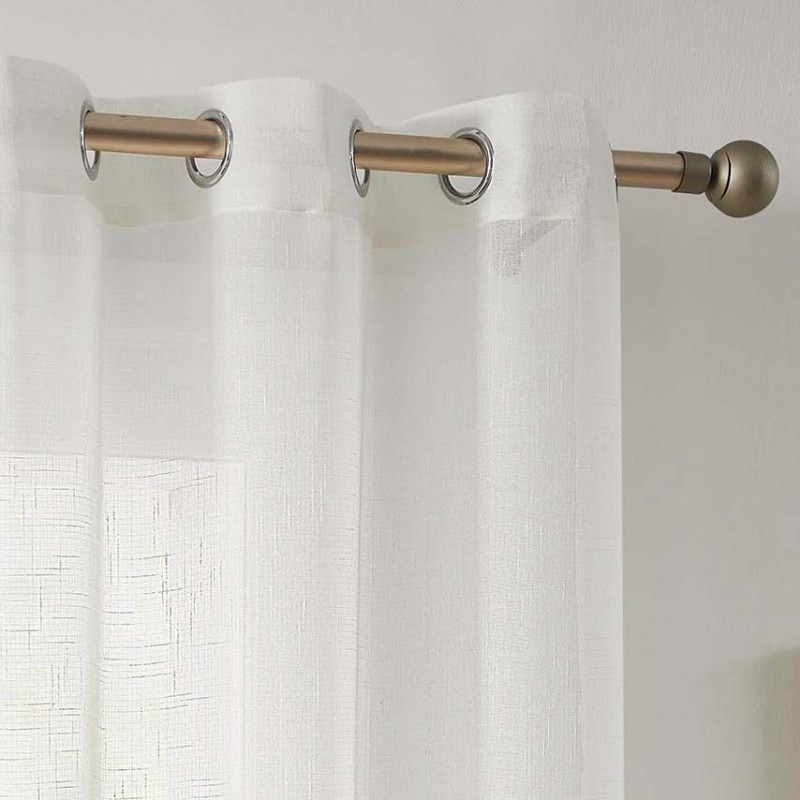 VISILLO RÚSTICO LISO CON OLLAOS  VCL-001 CRUDO 140X265 CAMALTEX