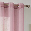 VISILLO RÚSTICO LISO CON OLLAOS  VCL-001 MALVA 140X265 CAMALTEX