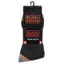 PACK 3 CALCETINES TRABAJO TEKB BLACK&amp;DECKER
