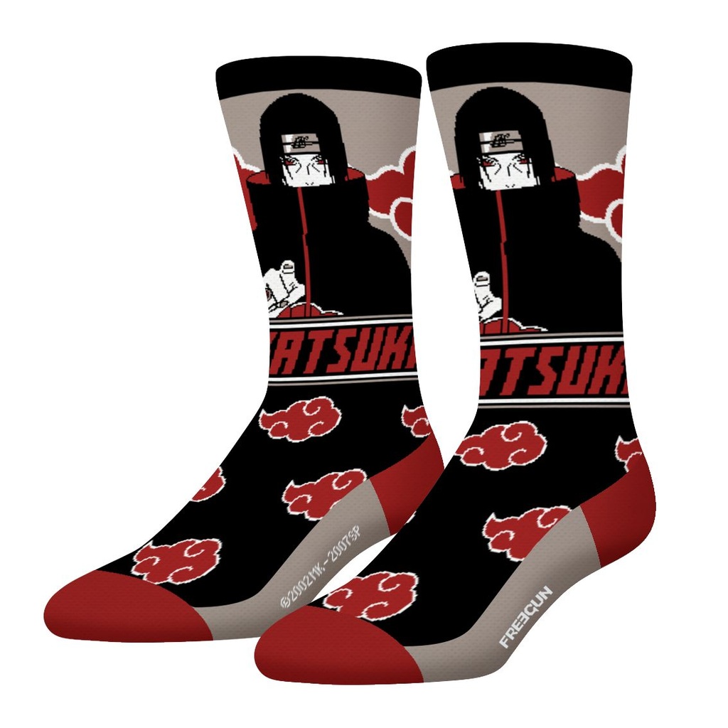 PACK 2 CALCETINES HOMBRE NARUTO NS AKATSUKI+UN1 FREEGUN