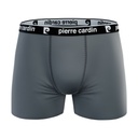 PACK 2 BOXER HOMBRE ALGODÓN BCX2 LIGHT GREY+GREY LOGO PIERRE CARDIN