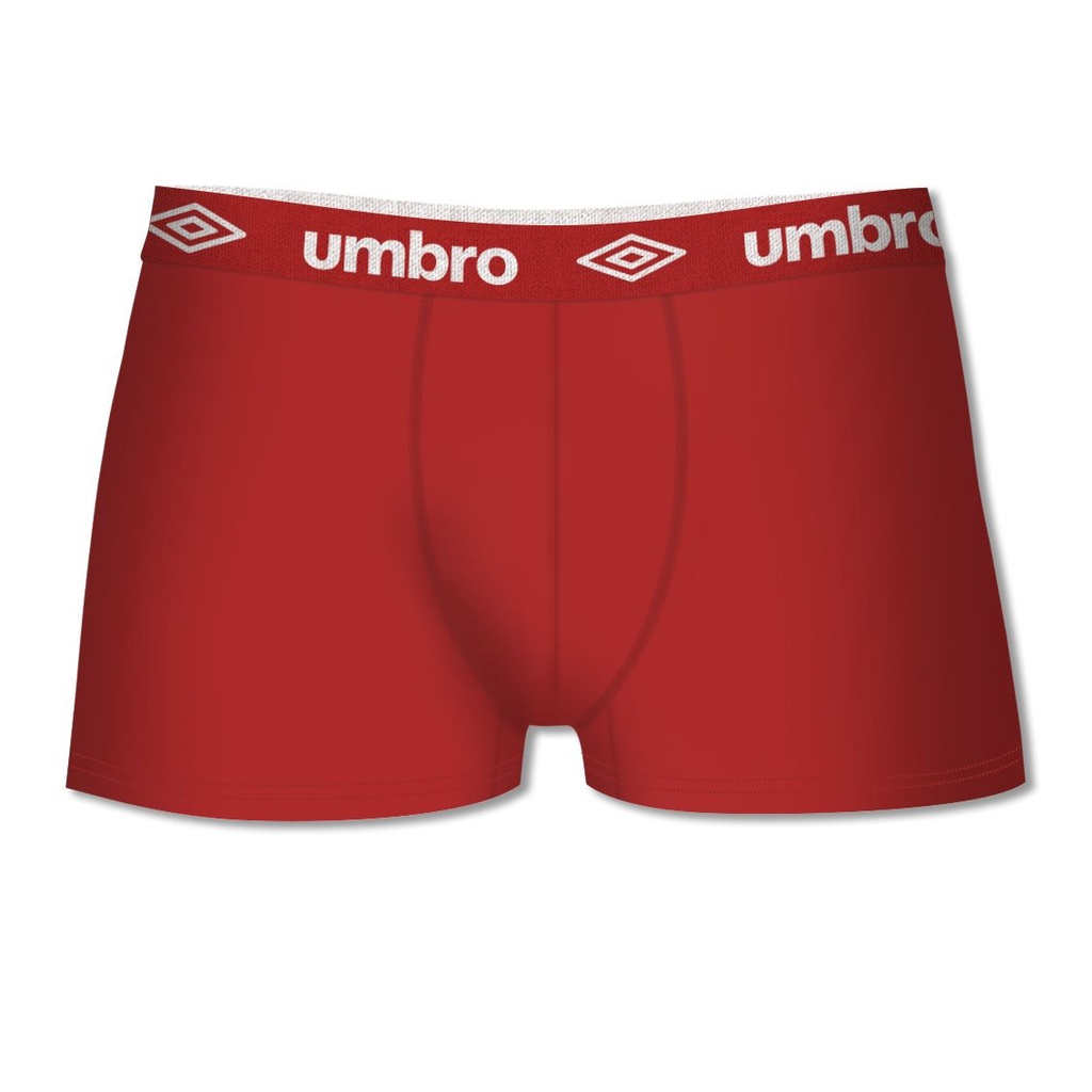 PACK 4 BOXER HOMBRE ALGODÓN GLD AZUL+ROJO+NEGRO UMBRO