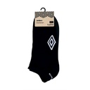 PACK 3 CALCETINES CORTOS HOMBRE UMSM0290 NEGRO UMBRO