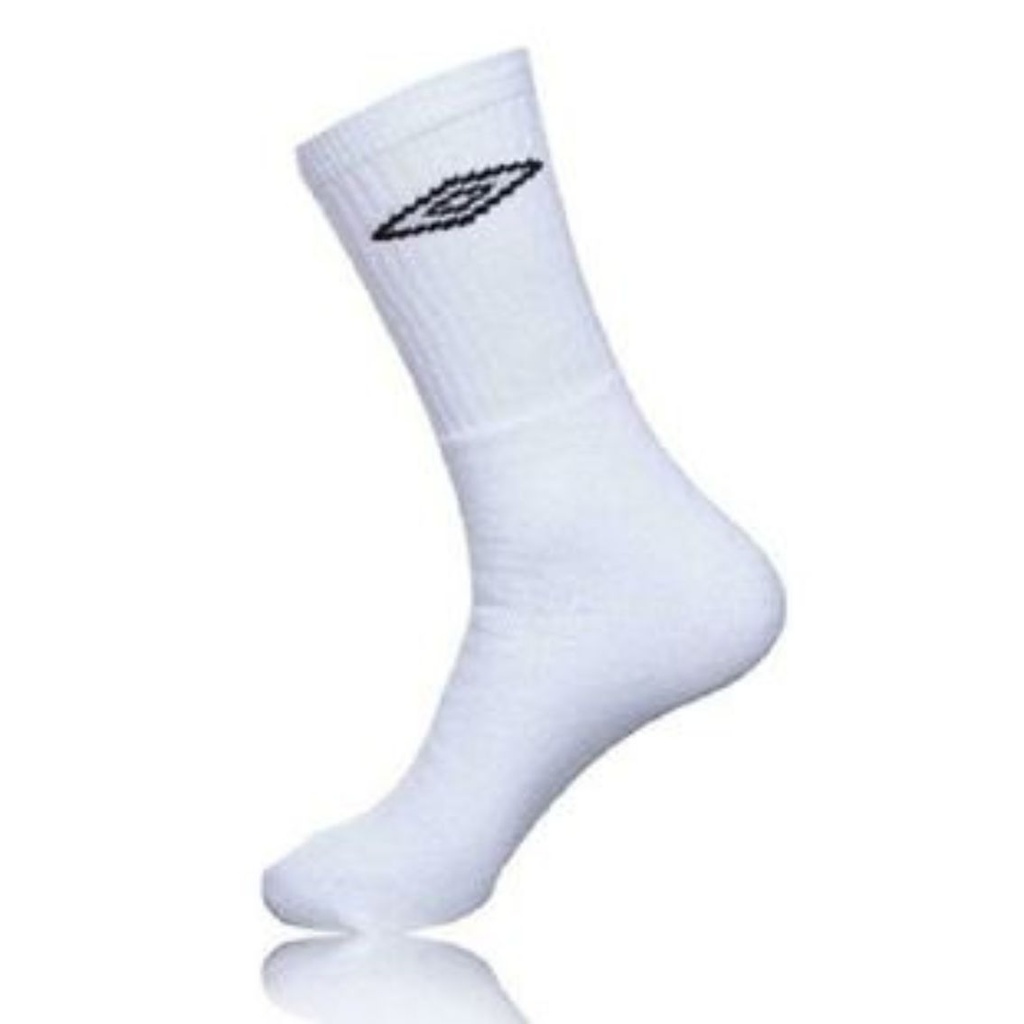 PACK 3 CALCETINES DEPORTIVOS TENX3 BLANCO UMBRO