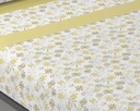 JUEGO DE SABANAS MICRO GAELA AMARILLO INNOVA HOME