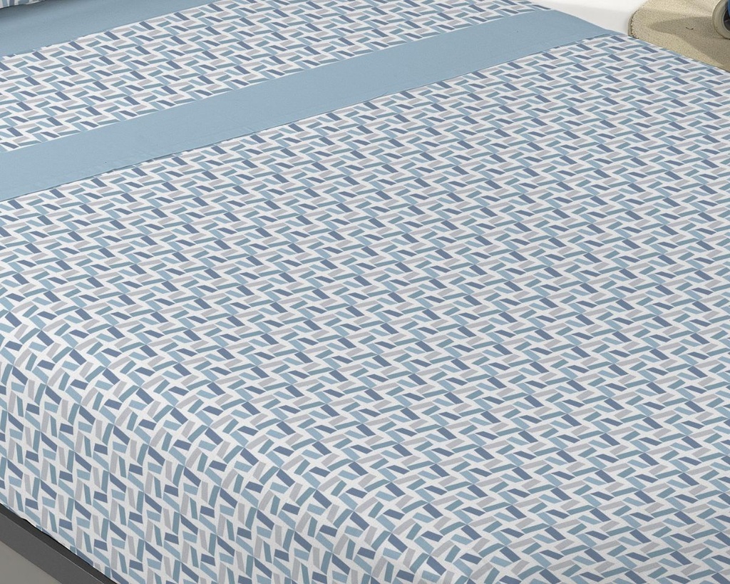 JUEGO DE SABANAS MICRO DOMI AZUL INNOVA HOME