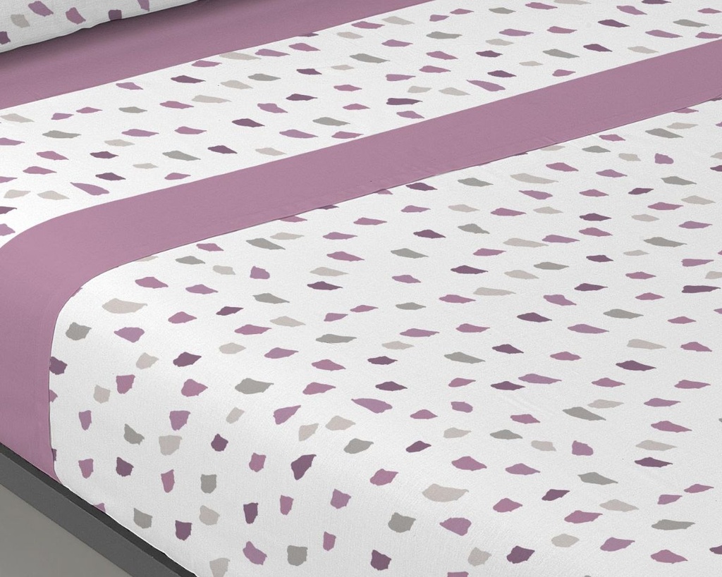 JUEGO DE SABANAS MICRO SARIM LILA INNOVA HOME