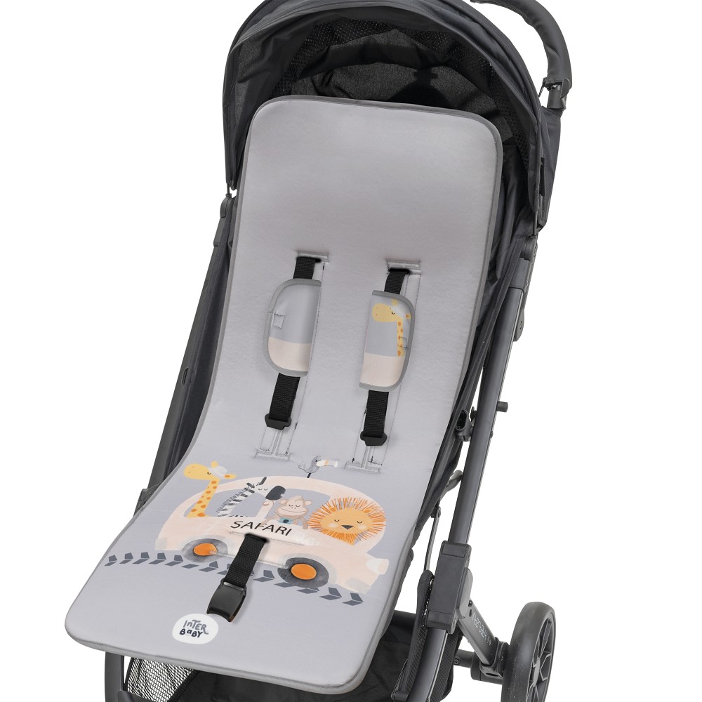 COLCHONETA SAFARI TOURS GRIS INTERBABY