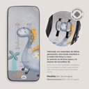 COLCHONETA DINO PALMERA GRIS INTERBABY