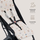 COLCHONETA MODELO SAFARI BEIGE INTERBABY