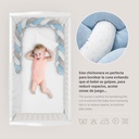 CHICHONERA CUERDA TRENZADA UNIVERSO BLANCO-AZUL INTERBABY