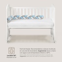 CHICHONERA CUERDA TRENZADA UNIVERSO BLANCO-AZUL INTERBABY