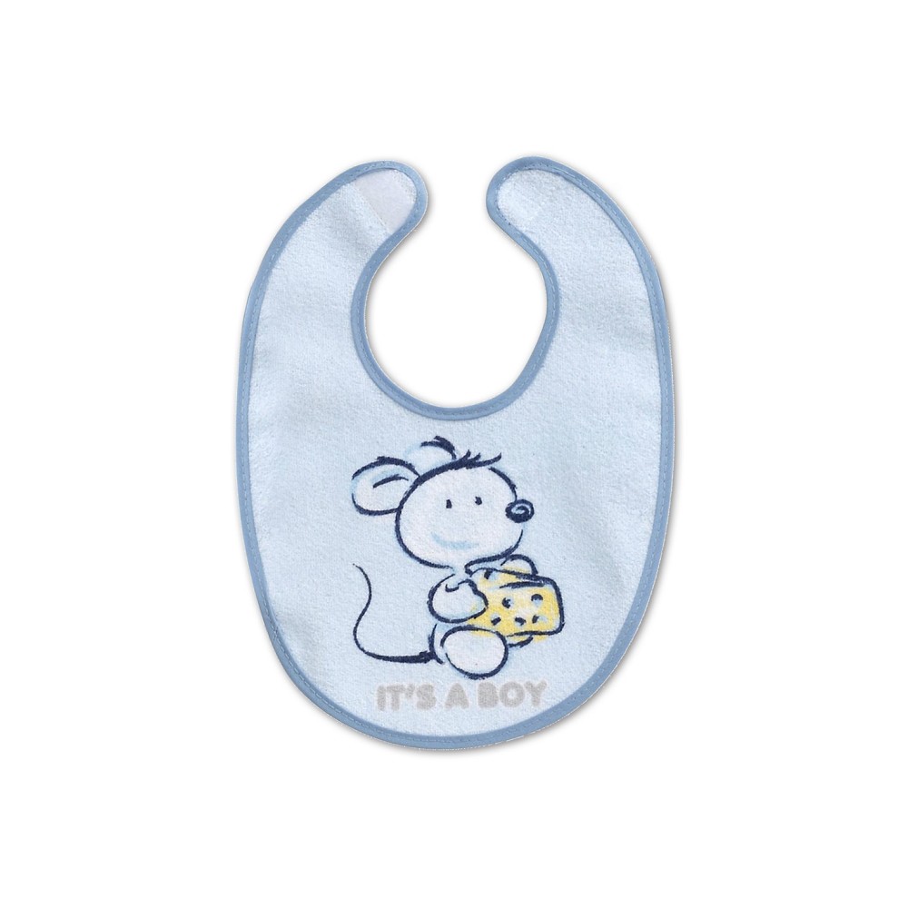 BABERO RIZO PLASTIFICADO VELCRO 00130 20X30 INTERBABY