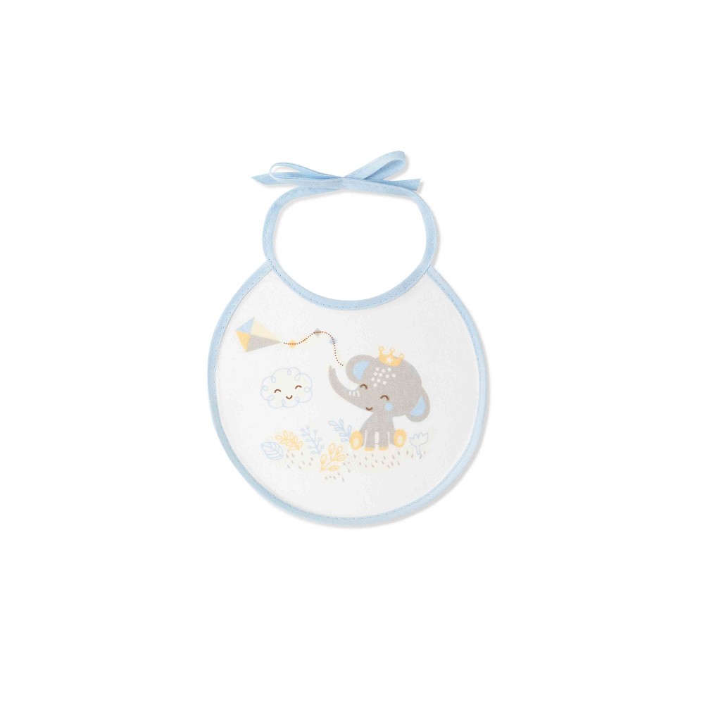 PACK 2 BABEROS CACHIRULO ESTRELLAS 20X20 AZUL INTERBABY