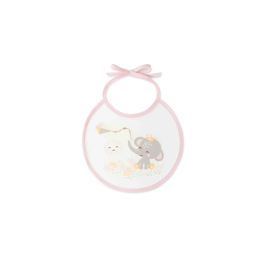 PACK 2 BABEROS CACHIRULO ESTRELLAS 20X20 ROSA INTERBABY