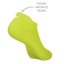 CALCETIN INVISIBLE UNISEX TALÓN ALTO PACK 3 JS201816I SURTIDO FLÚOR JOMA