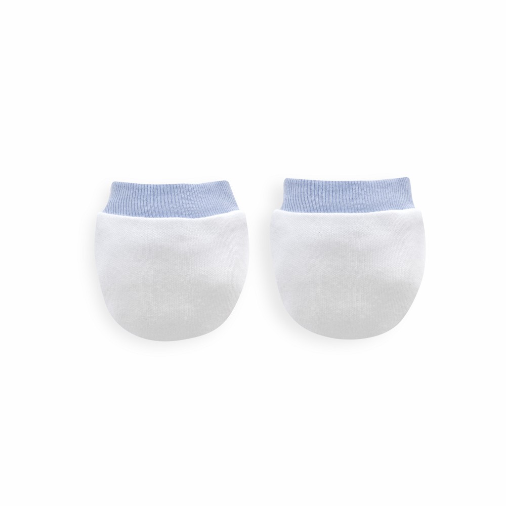 SET REGALO 5 PCS 100% ALG. T 0-6M AZUL REAL MADRID