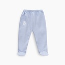 SET REGALO 5 PCS 100% ALG. T 0-6M AZUL REAL MADRID