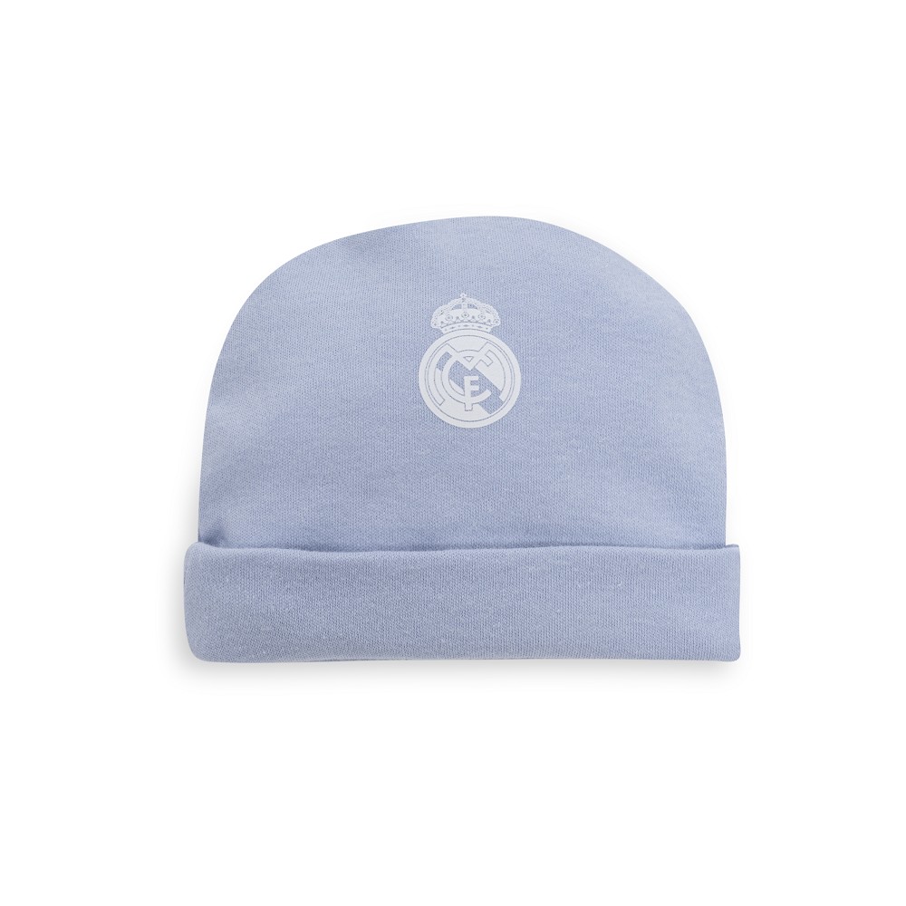 SET REGALO 5 PCS 100% ALG. T 0-6M AZUL REAL MADRID