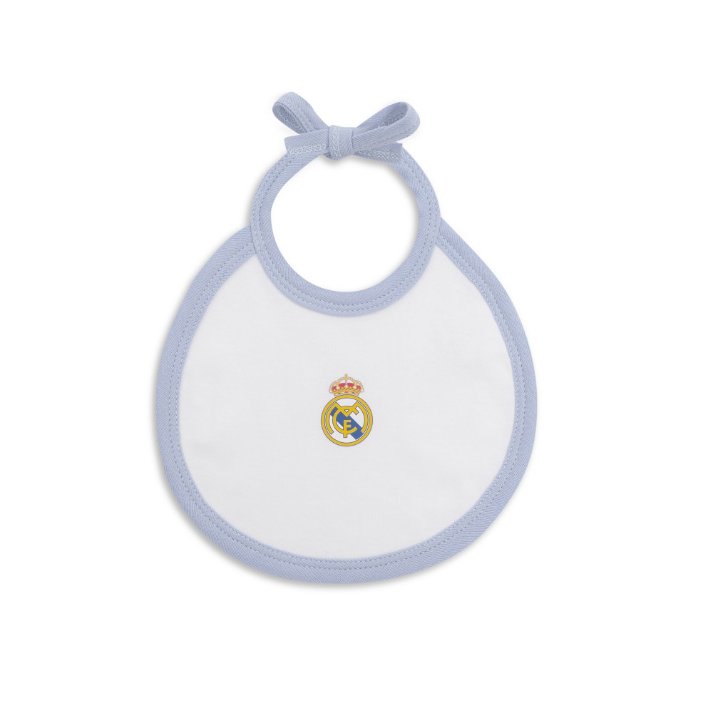 SET REGALO 5 PCS 100% ALG. T 0-6M AZUL REAL MADRID