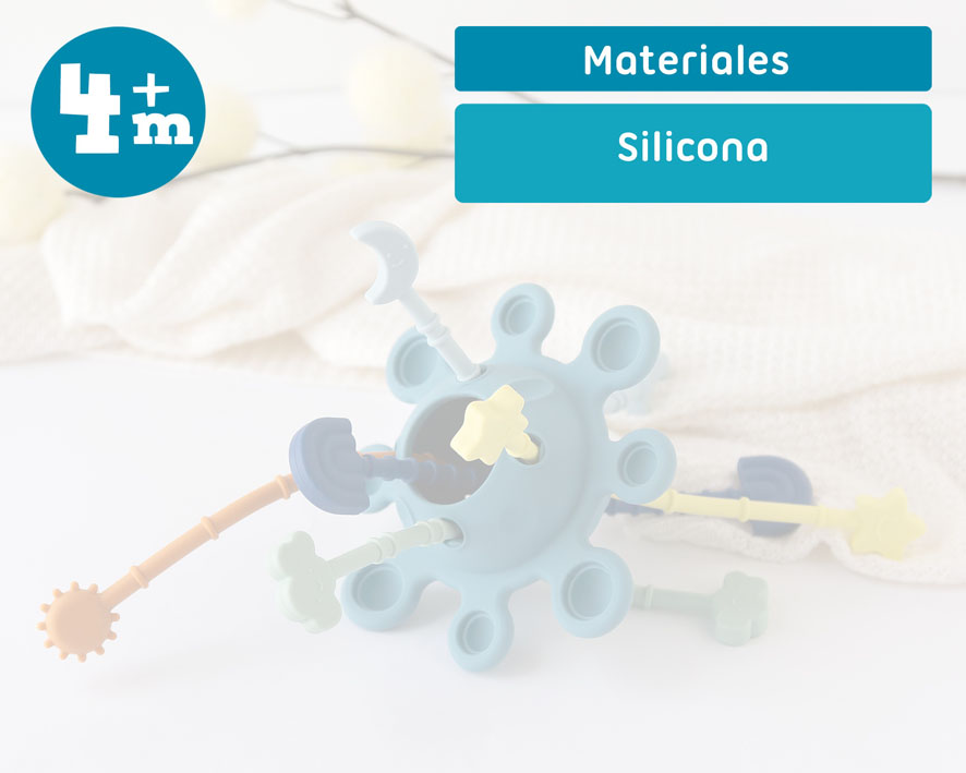 MORDEDOR JUGUETE DE SILICONA 4299 AZUL KIOKIDS