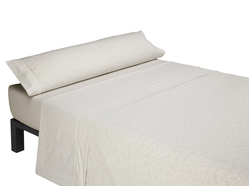 JUEGO DE SABANAS TELA Q73 BEIGE MORA