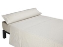 JUEGO DE SABANAS TELA Q73 BEIGE MORA