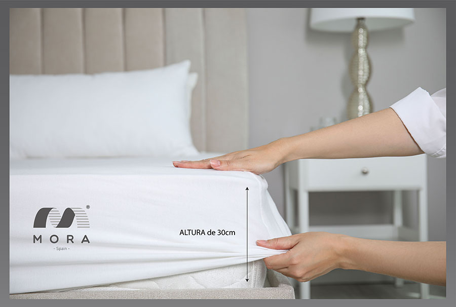 JUEGO DE SABANAS TELA Q73 BEIGE MORA