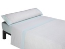 JUEGO DE SABANAS TELA Q74 AQUA MORA