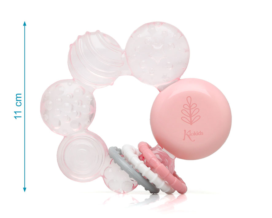 MORDEDOR DE FRÍO 11CM 5497 ROSA KIOKIDS